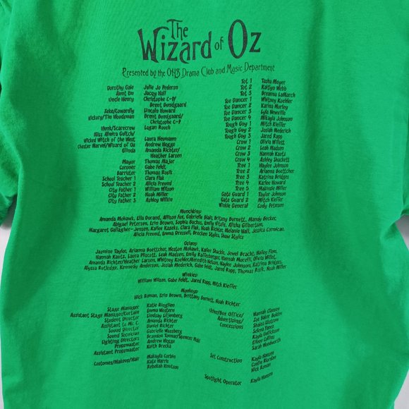 Unisex Green/Black Short sleeve T-Shirt Size M - Picture 3 of 10